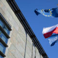 Flaga Polski, UE i NATO