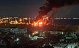 Rosjanie chcą z doku portowego w Teodozji wydobyć wrak „Nowoczerkaska”