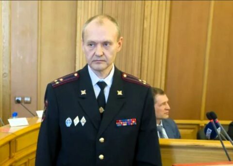 Igor Trifonow przed sądem w Jekaterynburgu Fot. @igorsushko/Twitter (X)