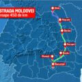 Planowany przebieg Autostrady Mołdawskiej – Autostrada Moldovei Fot. stirileprotv.ro