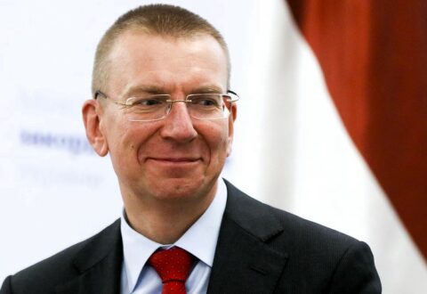 Prezydent Łotwy Edgars Rinkēvičs Fot. lrt.lt