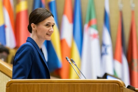 Przewodnicząca litewskiego Sejmu Viktorija Čmilytė-Nielsen Fot. jp.lt