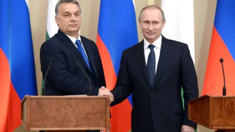 Premier Węgier Viktor Orbán i prezydent Federacji Rosyjskiej Władimir Putin Fot. kremlin.ru