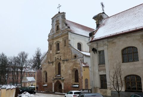 Kościół franciszkański pw. Wniebowzięcia Najświętszej Marii Panny w Wilnie Fot. zw.lt/Bartosz Frątczak