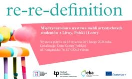 Międzynarodowa Wystawa Mebli Artystycznych „Re-re-definition” w Wilnie