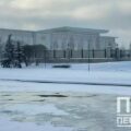 Mińsk. Pałac Prezydencki zimą 2024