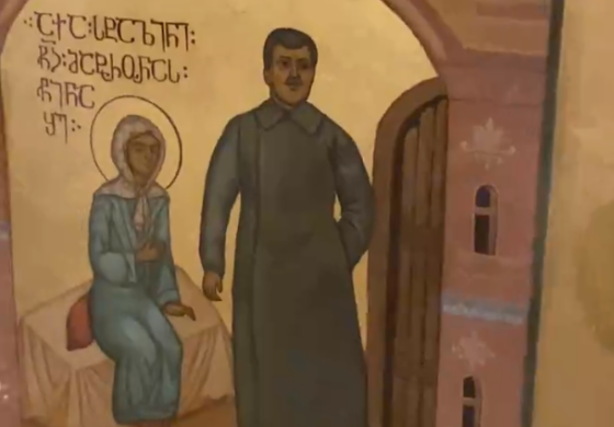 Protesty w Gruzji przeciwko "zbezczeszczeniu" ikony ze Stalinem