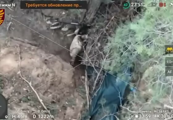 Dron wyprowadził ukraińskiego żołnierza z niewoli wroga (WIDEO)