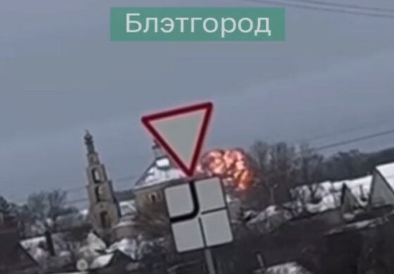 Rosyjski samolot runął przy granicy z Ukrainą. Moskwa: na pokładzie jeńcy wojenni (WIDEO)