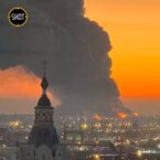 Największy w historii pożar w Petersburgu. Spłonął „rosyjski Amazon” (WIDEO)