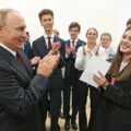 Putin ze studentami