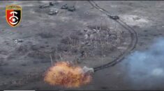 Mistrzowska zasadzka Ukraińców na kolumnę wroga (WIDEO)