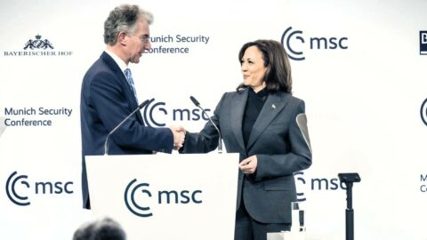 Wiceprezydent USA Kamala Harris na 60. Monachijskiej Konferencji Bezpieczeństwa Fot. Munich Security Conference 2024/defence24.pl