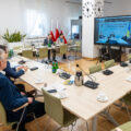 Spotkanie on-line ministra rolnictwa i rozwoju wsi Czesława Siekierskiego z ministrem polityki rolnej żywnościowej Ukrainy Mykołą Solskim, 17 lutego 2024 r. Fot. gov.pl/web/rolnictwo