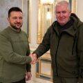 Prezydent Ukrainy Wołodymyr Zełenski i litewski minister ochrony kraju Arvydas Anušauskas Fot. vz.lt