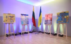 Wystawa „Kolory wojny” Jurija Grygorowicza w Centrum Kultury w Rudominie