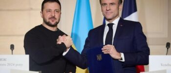 Zełenski skomentował głośne oświadczenie Macrona / fot. President.gov.ua