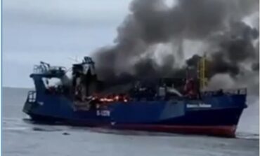 Rosjanie przez pomyłkę zatopili własny statek na Morzu Bałtyckim (WIDEO)