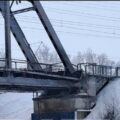 Uszkodzony most w obwodzie samarskim.
