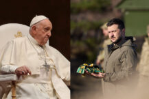 Papież o „wywieszeniu białej flagi”. Jest odpowiedź Zełenskiego