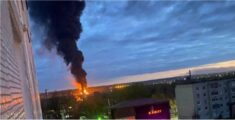 Ukraińskie drony pod Smoleńskiem. Płoną dwa „obiekty paliwowo-energetyczne”