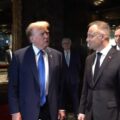 Donald Trump i prezydent Andrzej Duda. Fot: printscreen/TVN24.pl