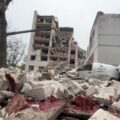Czernihów po ataku rakietowym