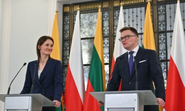 Marszałek Hołownia zaprosił przewodniczącą Sejmu Litwy. Anonsuje ważne wydarzenie