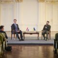 Premier Holandii Mark Rutte i prezydent Ukrainy Wołodymyr Zełenski