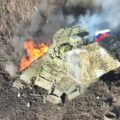 Rosyjski czołg zniszczony przez ukraińską wyrzutnię Himars