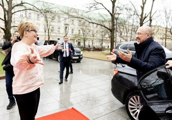 Tak witają w Wilnie Szmyhala
