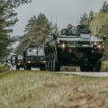 Wojsko polskie i litewskie na przesmyku suwalskim. Fot: twitter.com/LTU_Army