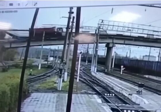 PILNE: Zerwane połączenie na głównej linii kolejowej łączącej Mińsk z Moskwą (WIDEO)