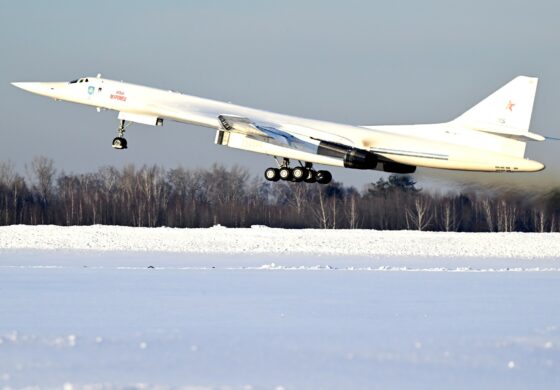 Spłonął bombowiec, którym niedawno przeleciał się Putin