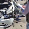 Wysadzony w powietrze samochód ukraińskiego kolaboranta w Berdiańsku