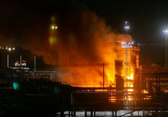 Zasięg to nie problem dla ukraińskich dronów? Uderzenie w rafinerię w głębi Rosji!