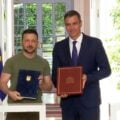 Wołodymyr Zełenski i Pedro Sanchez podpisali dwustronną umowę o bezpieczeństwie