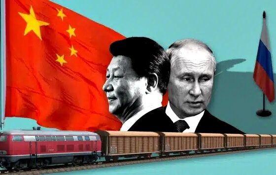 Sojusznicy Rosji odjechali chińskim pociągiem! Putin został sam na peronie