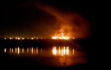 Cud ruskiej propagandy! Bohatersko gaszą rafinerię pod Rostowem, która się nie pali