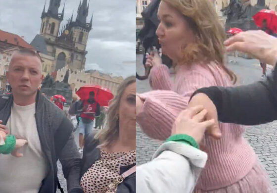 Praga: Rosjanie zaatakowali ukraińskich wolontariuszy. Szokujące sceny!