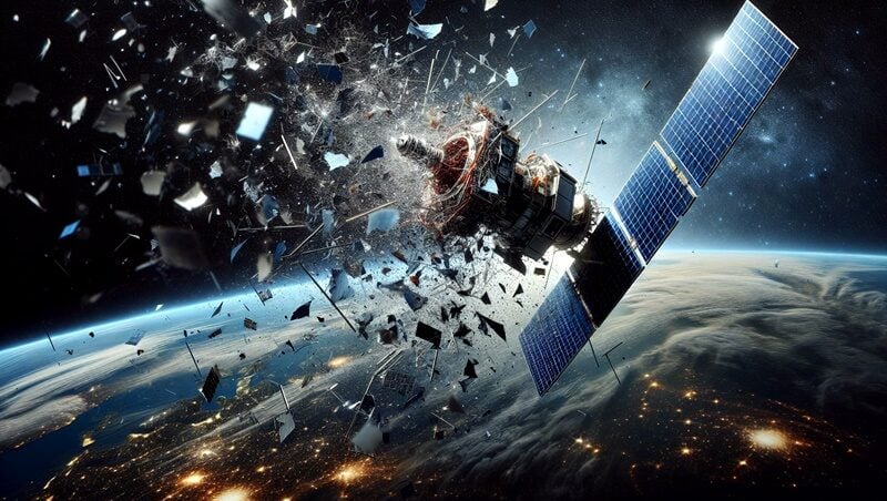 Rosyjski satelita rozwalony na kawałki! Zagrożenie na orbicie