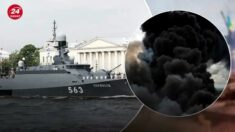 Już wiadomo, kto spalił rosyjski okręt wojenny na Bałtyku!