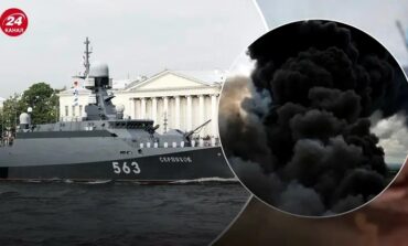Już wiadomo, kto spalił rosyjski okręt wojenny na Bałtyku!