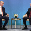 Prezydent Rosji Władimir Putin i prezydent Turcji Recep Tayyip Erdogan.