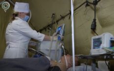 „Na wszelki wypadek”. Białoruś wysłała na granicę szpital polowy „Na wszelki wypadek”. Białoruś wysłała na granicę szpital polowy