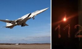 Rozbił się "jądrowy" bombowiec strategiczny Tu-22M3 (WIDEO)