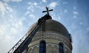 W Odessie piorun trafił cerkiew (moskiewską)