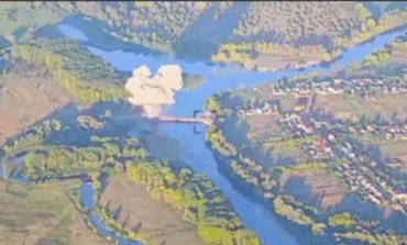 Ukraińska ofensywa w obwodzie kurskim. Kolejny most w gruzach