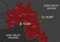 Postępy ofensywy kurskiej godzina po godzinie (WIDEO-MAPA)