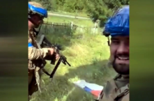 Białoruski pododdział wziął do niewoli Rosjan! (WIDEO)